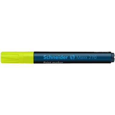 lakmarker Schneider Maxx 270 1-3 mm fluor geel