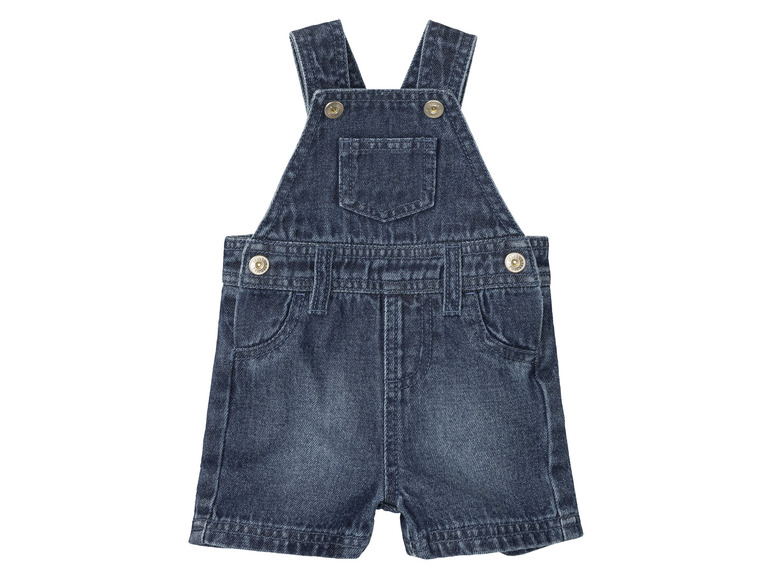 lupilu Baby jeans-tuinbroek (50, Blauw)