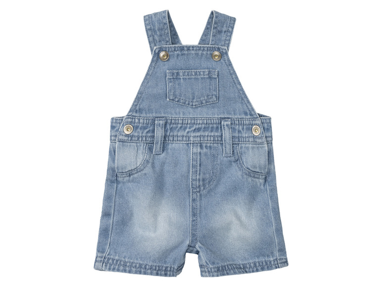 lupilu Baby jeans-tuinbroek (56, Lichtblauw)