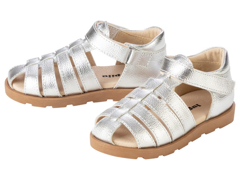 lupilu Meisjes sandalen (30, Zilver)