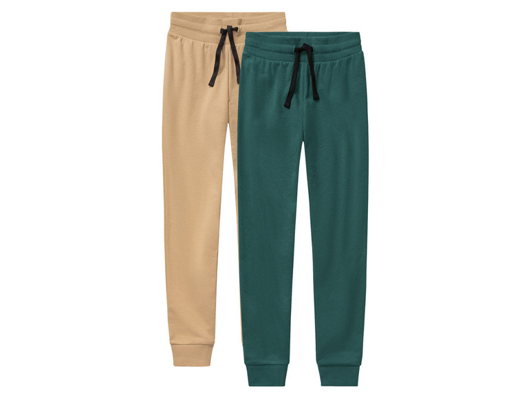 pepperts! Jongensjoggingbroek (134/140, Groen/beige)