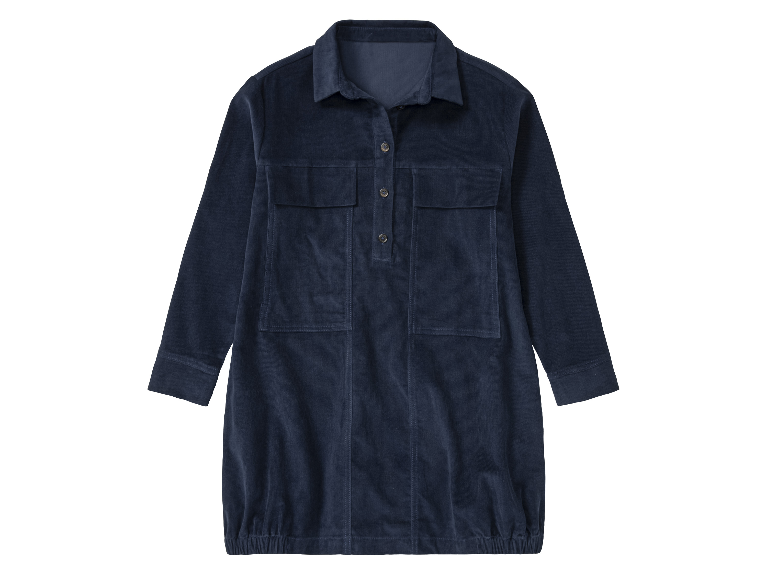 pepperts! Meisjes corduroy jurk (146, Donkerblauw)