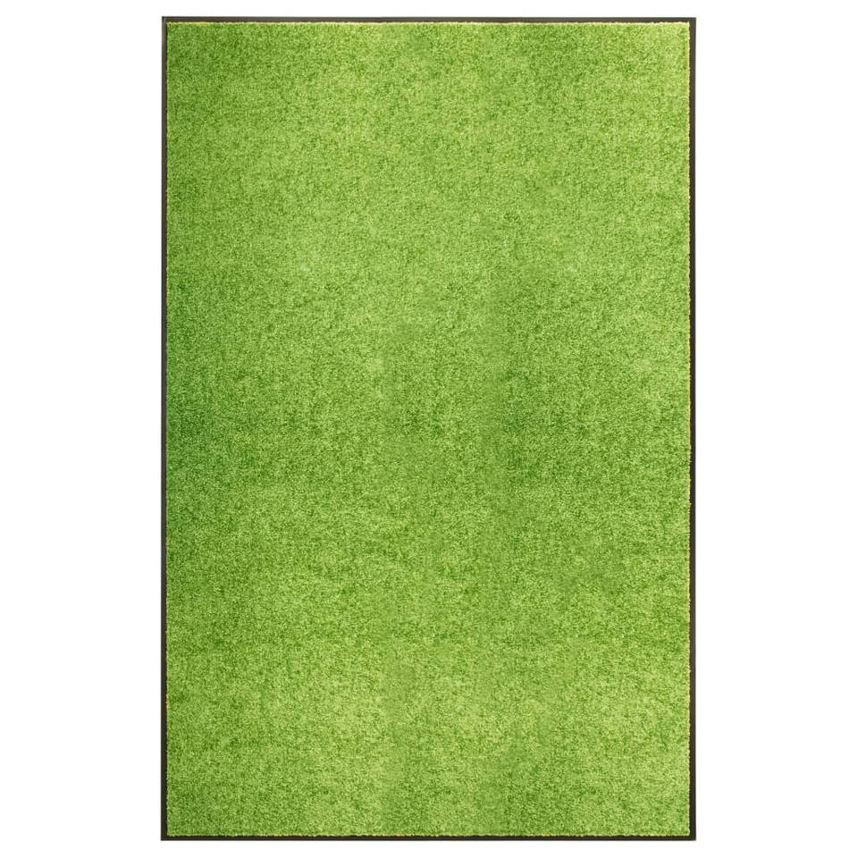 vidaXL Deurmat wasbaar 120x180 cm groen