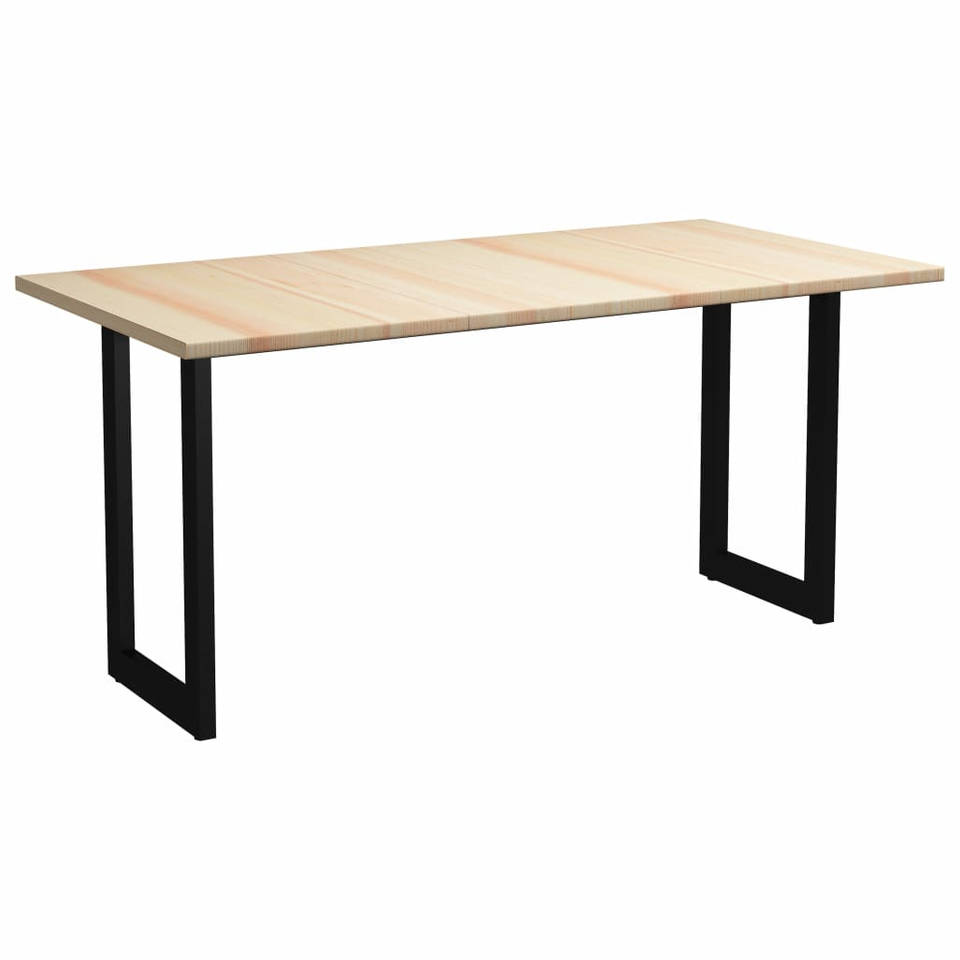 vidaXL Eettafel 180x90x76 cm grenenhout