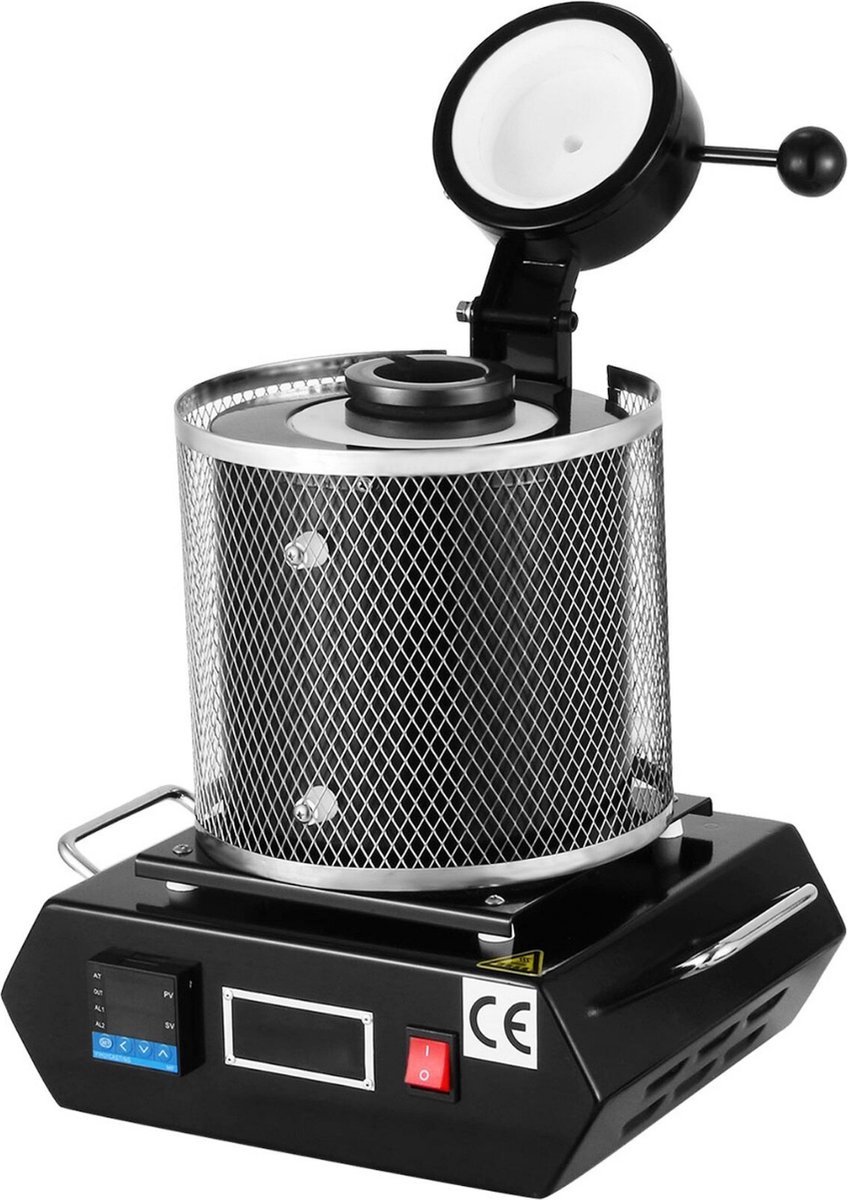   Elektrische Smeltoven - 1KG - Smeltkroes - Smeedoven - Edelmetaal