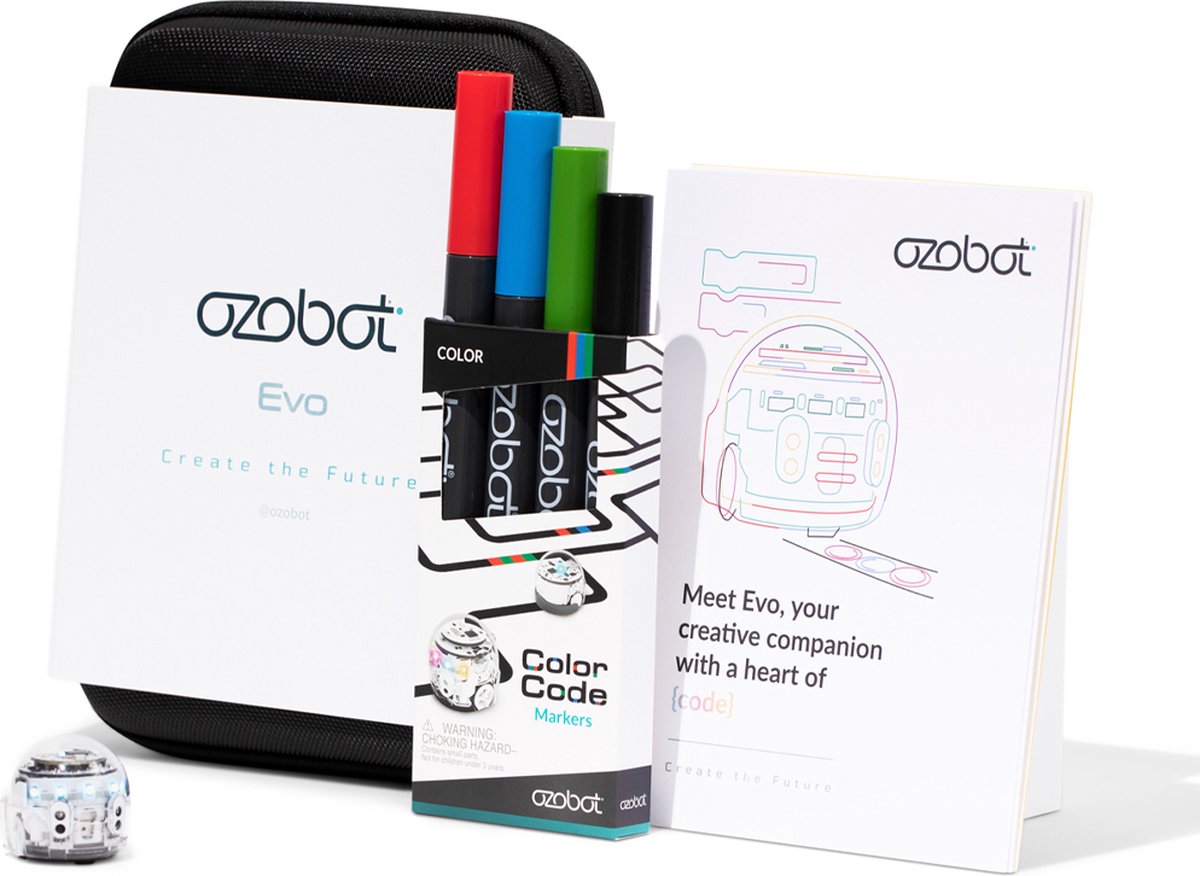 Ozobot Evo Entry Kit - Educatieve Smart Robot - Crystal White