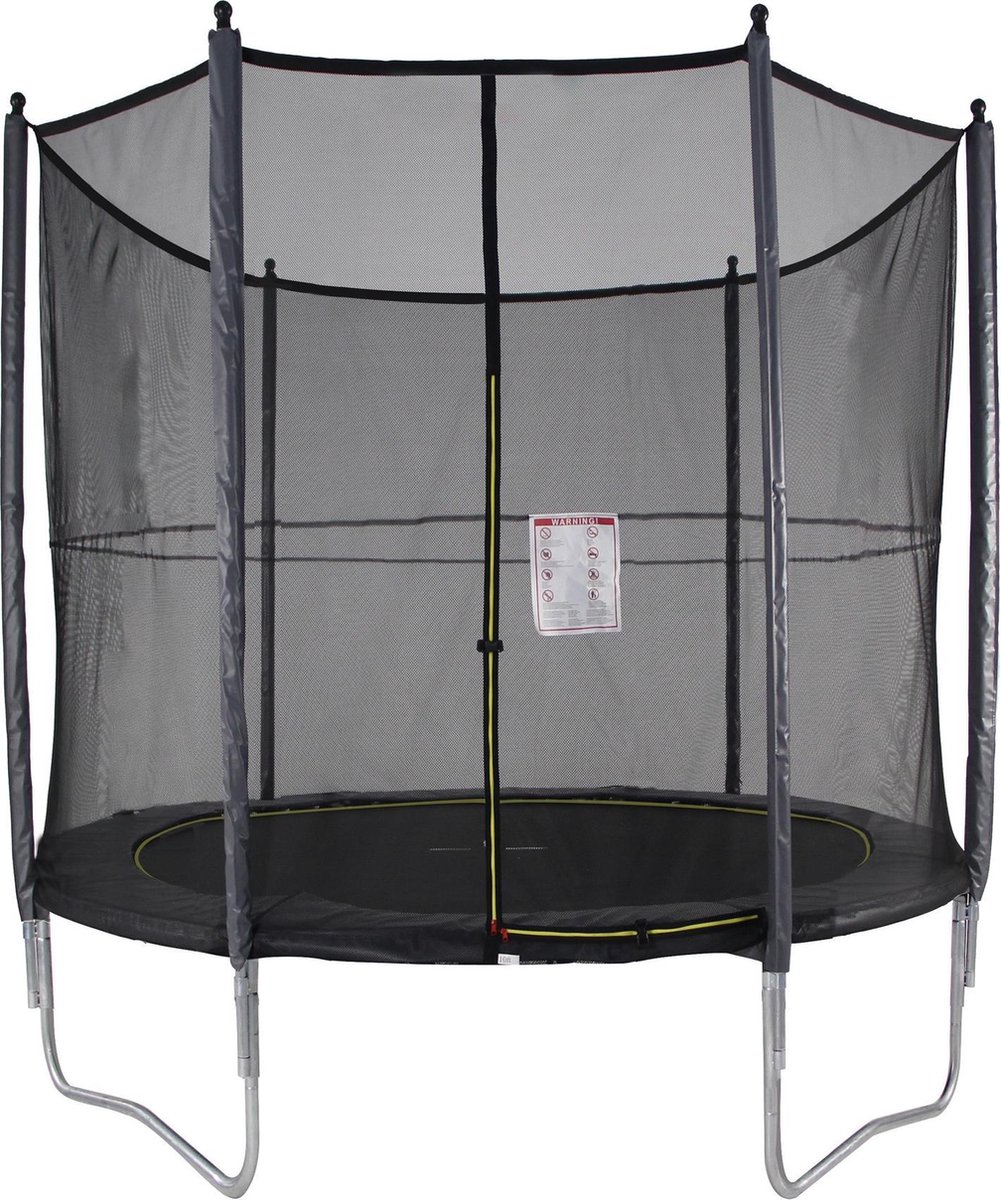 P&M Trampoline Surf Ø244 cm - Met Veiligheidsnet - Zwart