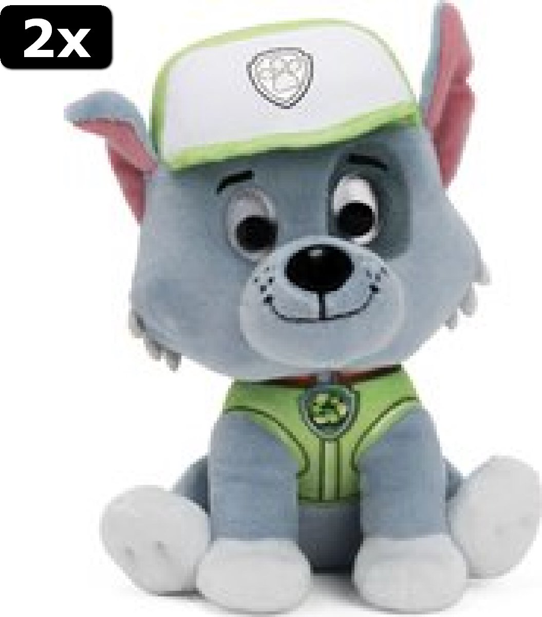 2x GUND PAW Patrol - Rocky - Knuffel - 15 cm