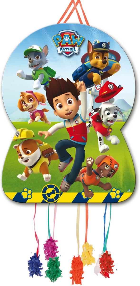 Kartonnen Paw Patrol™ pinata - Feestdecoratievoorwerp