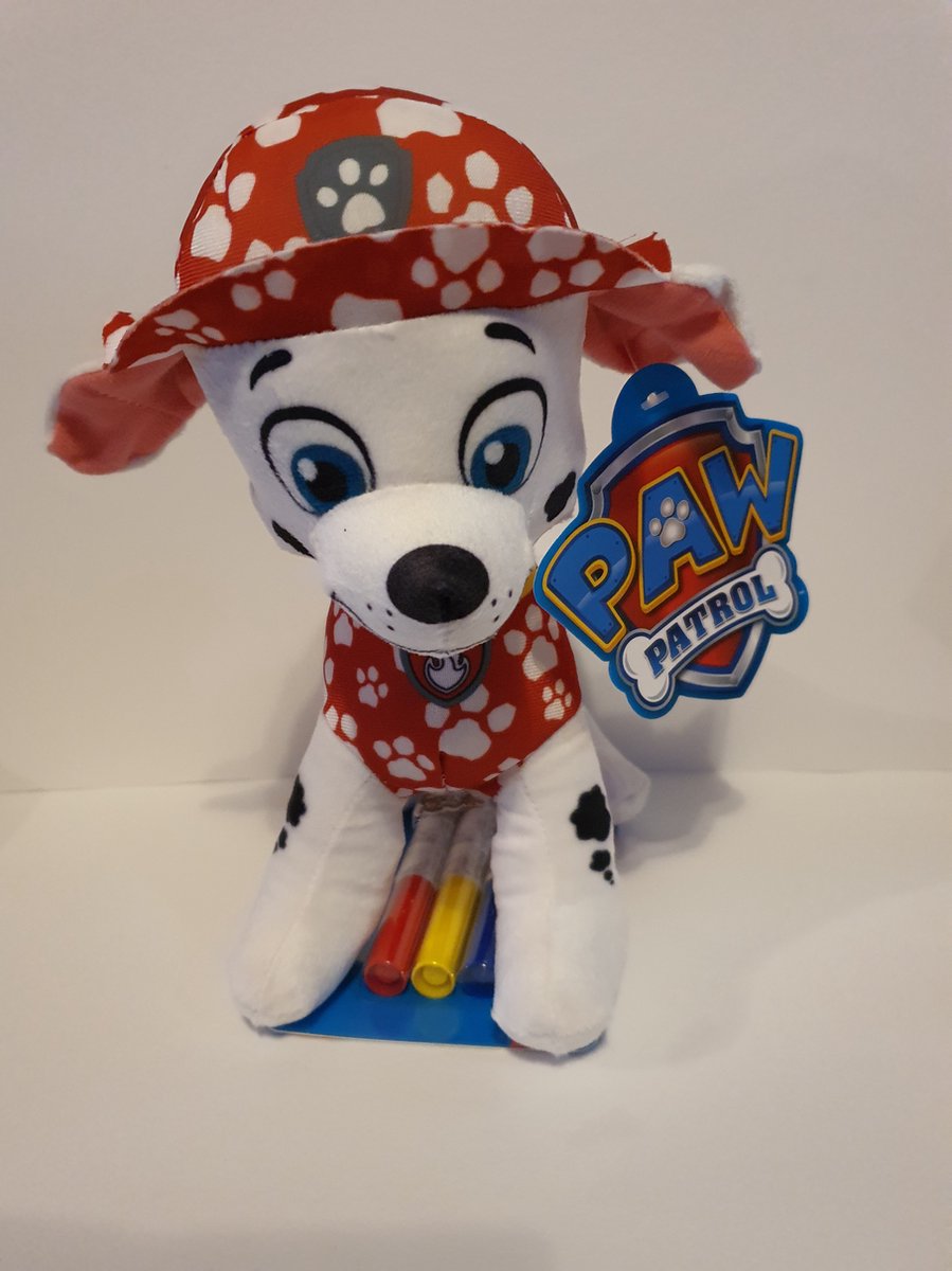 Nickelodeon - Paw Patrol - Pluche - Marshall - 25 cm - Decoreren