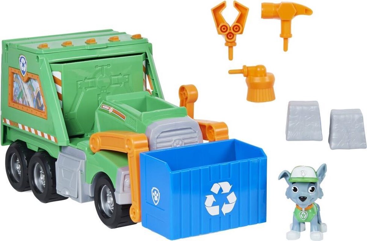 PAW Patrol - Rockys Re Use it Truck Rocky