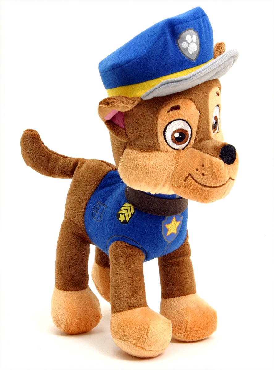 PAW Patrol Chase - Knuffel - 45 cm