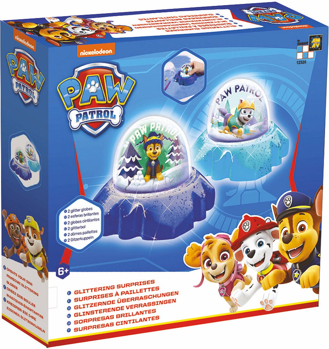 PAW Patrol Glitter Domes