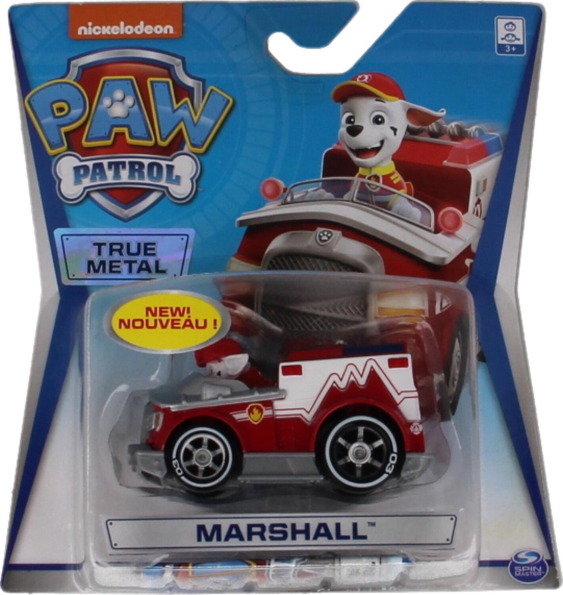 PAW Patrol True Metal Voertuig Marshall