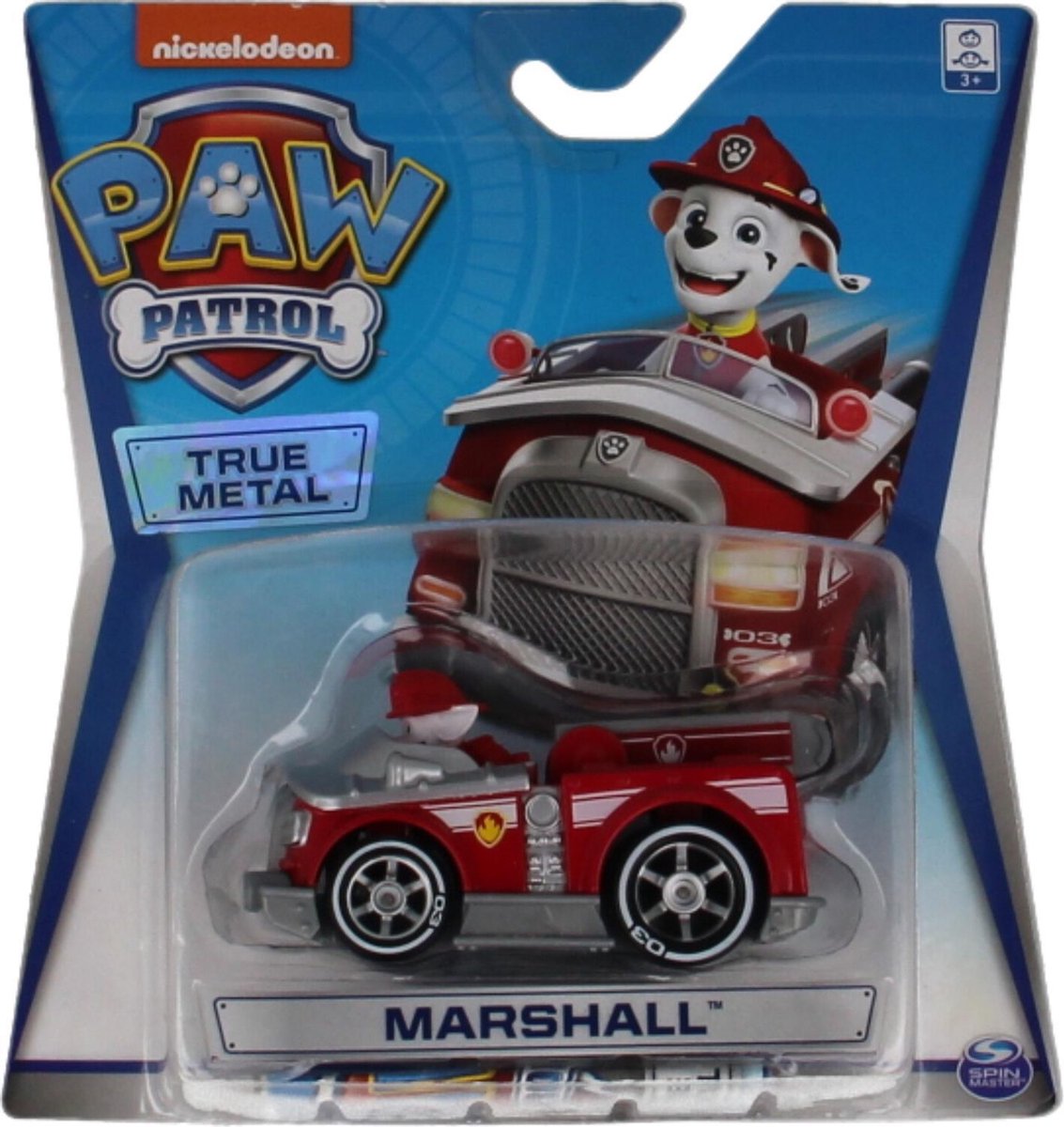 PAW Patrol True Metal Voertuig Marshall ladderwagen