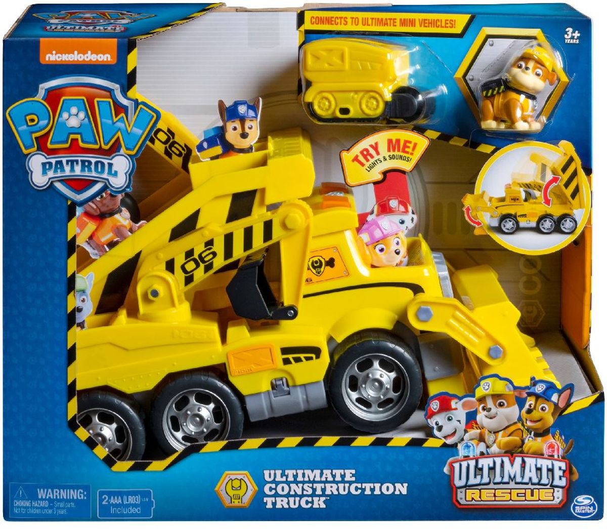 PAW Patrol Ultimate Construction Rescue Truck Rubble