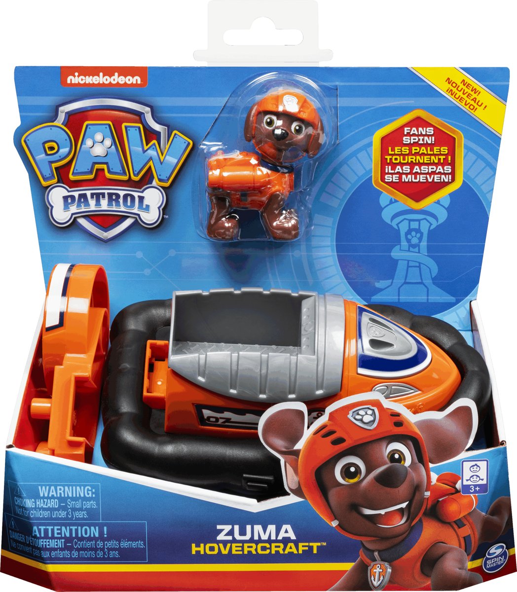 PAW Patrol Voertuig met Zuma Figuur