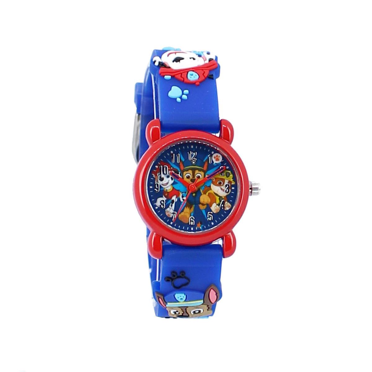 PAW Patrol Watches Paw Patrol Kids Time 3D Boys Horloge 27 mm Ø - Horloge geschenkset - Navy Blauw