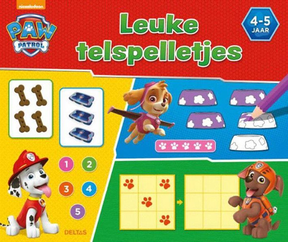 Paw Patrol, leuke telspelletjes