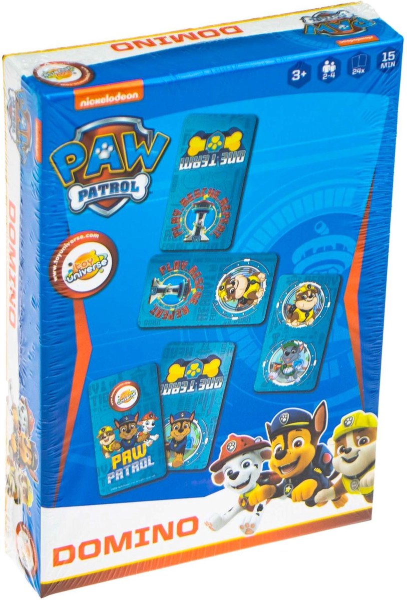 Paw Patrol - Kinderspel - Domino - Blauw