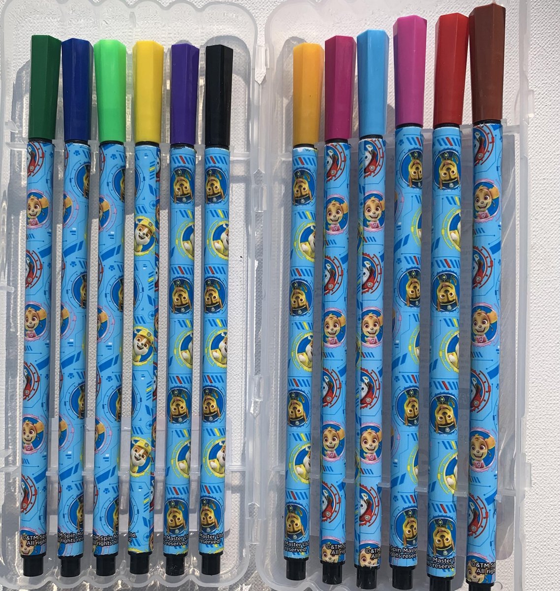 Paw Patrol - Stiften - Markers - 12 Stuks - Nickelodeon