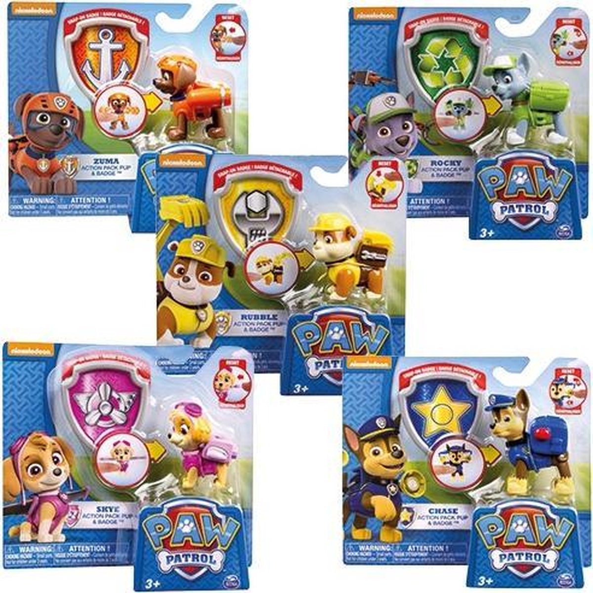 Paw Patrol Action Pack Pup Assorti