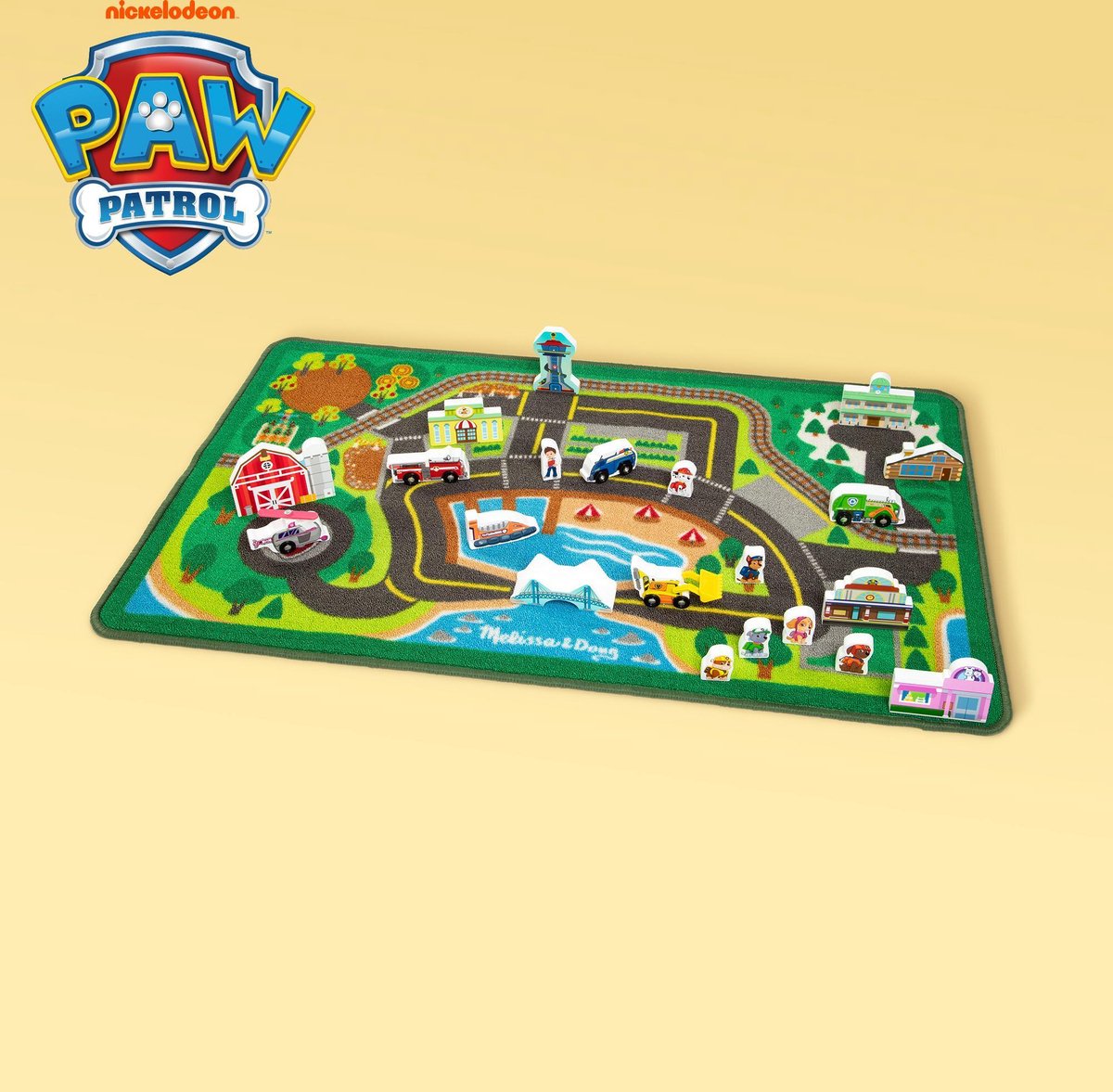 Paw Patrol Activity Rug - Adventure Bay