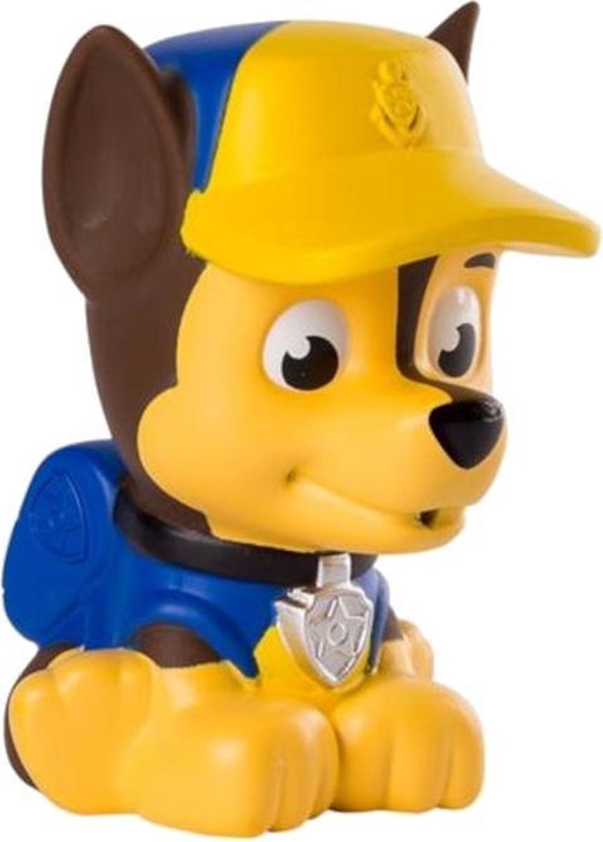 Paw Patrol Badspeelgoed Chase Junior 12 Cm Blauw/geel