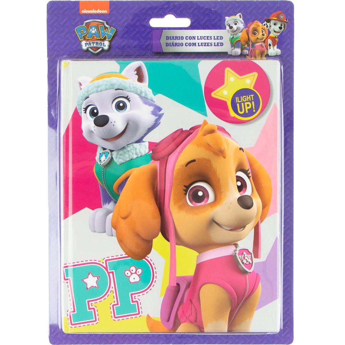 Paw Patrol Dagboek met led