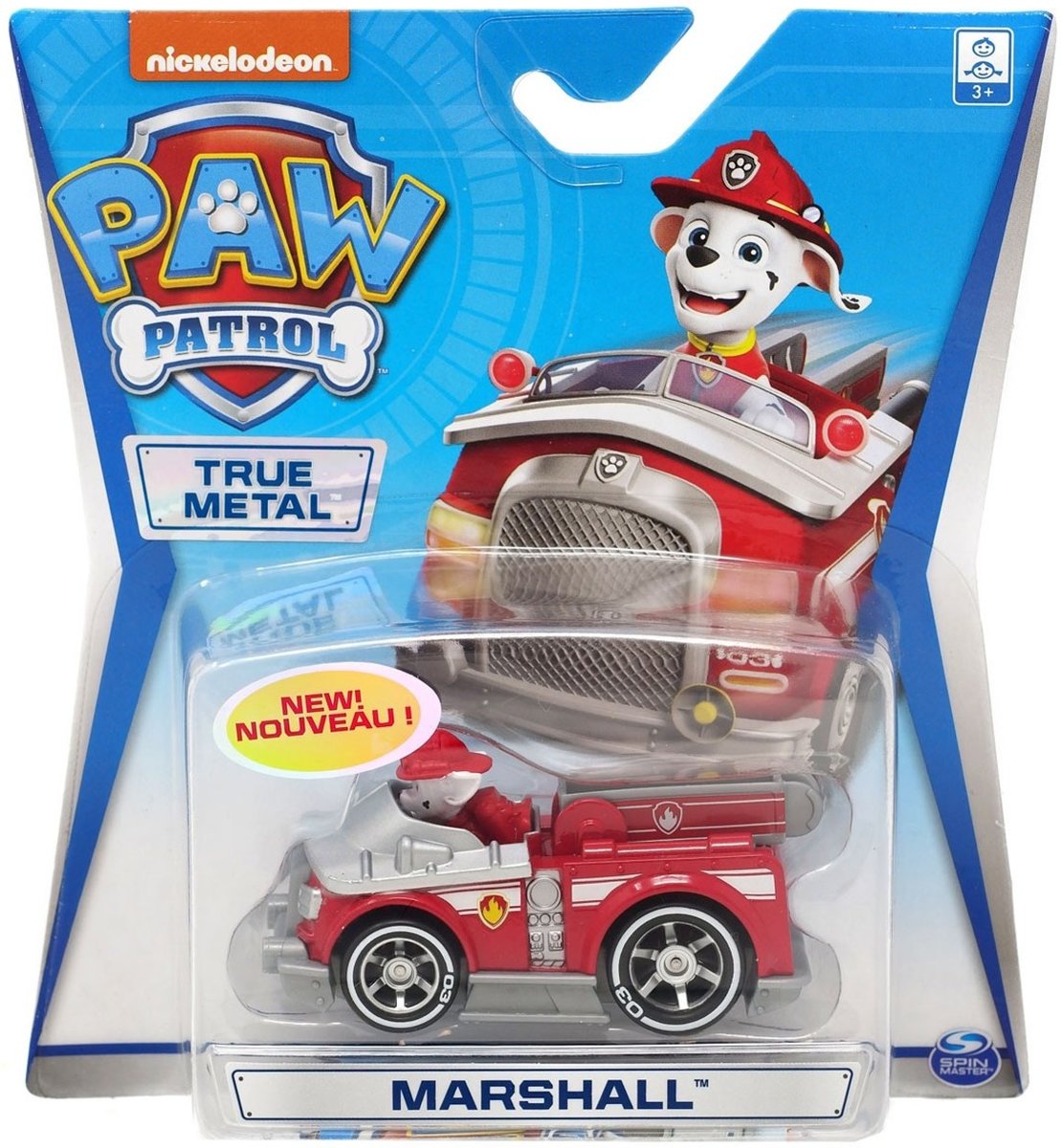 Paw Patrol Die cast voertuig -  Marshall - 7 cm