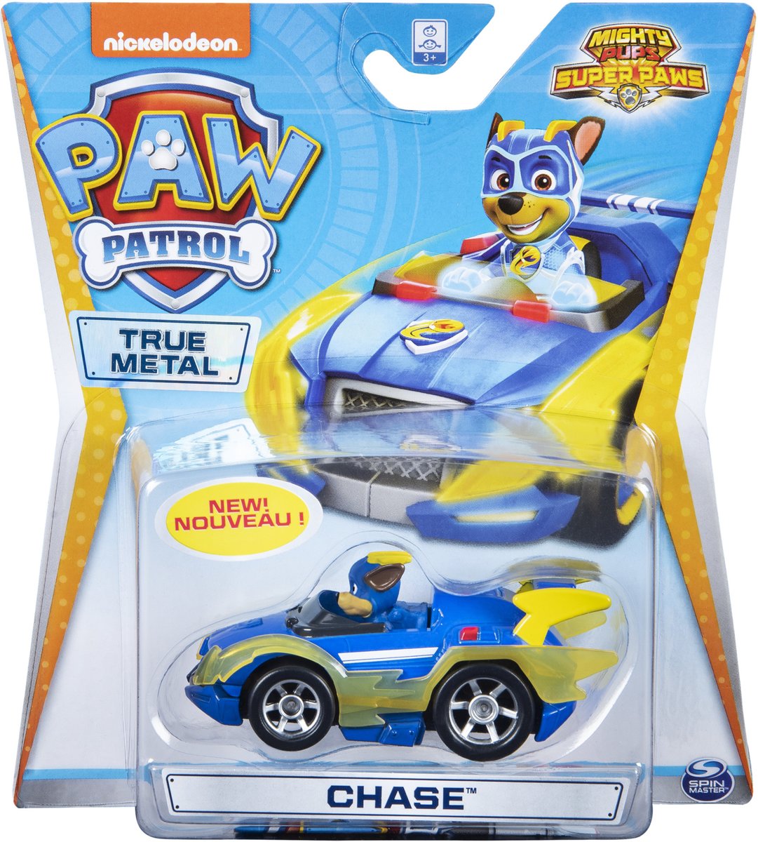 Paw Patrol Die cast voertuig - Mighty Chase - 7 cm