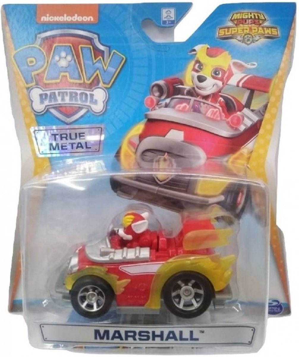 Paw Patrol Die cast voertuig - Mighty Marhall - 7 cm