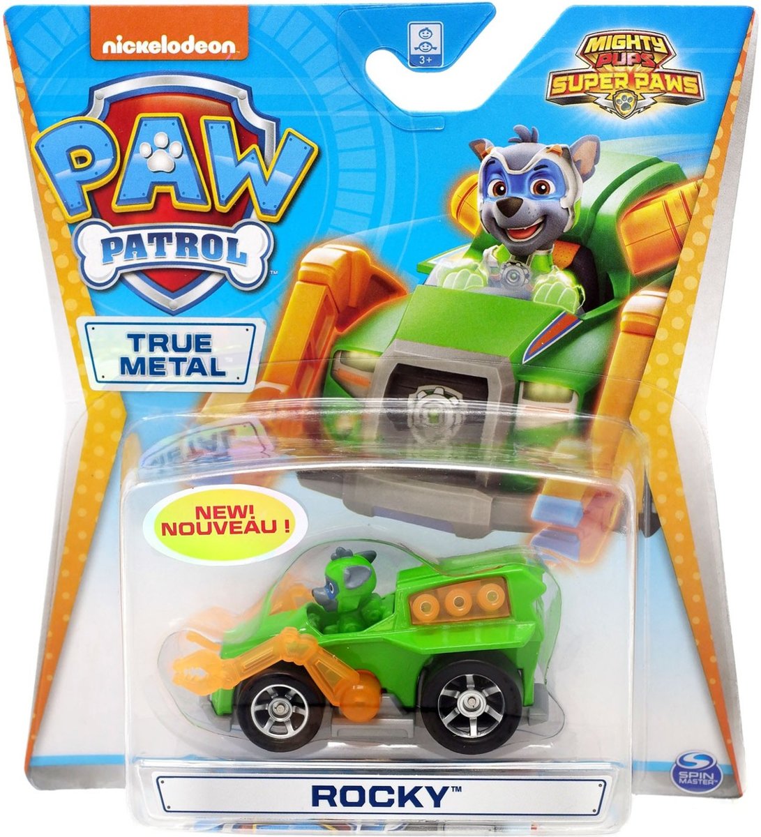 Paw Patrol Die cast voertuig -  Mighty Rocky - 7 cm