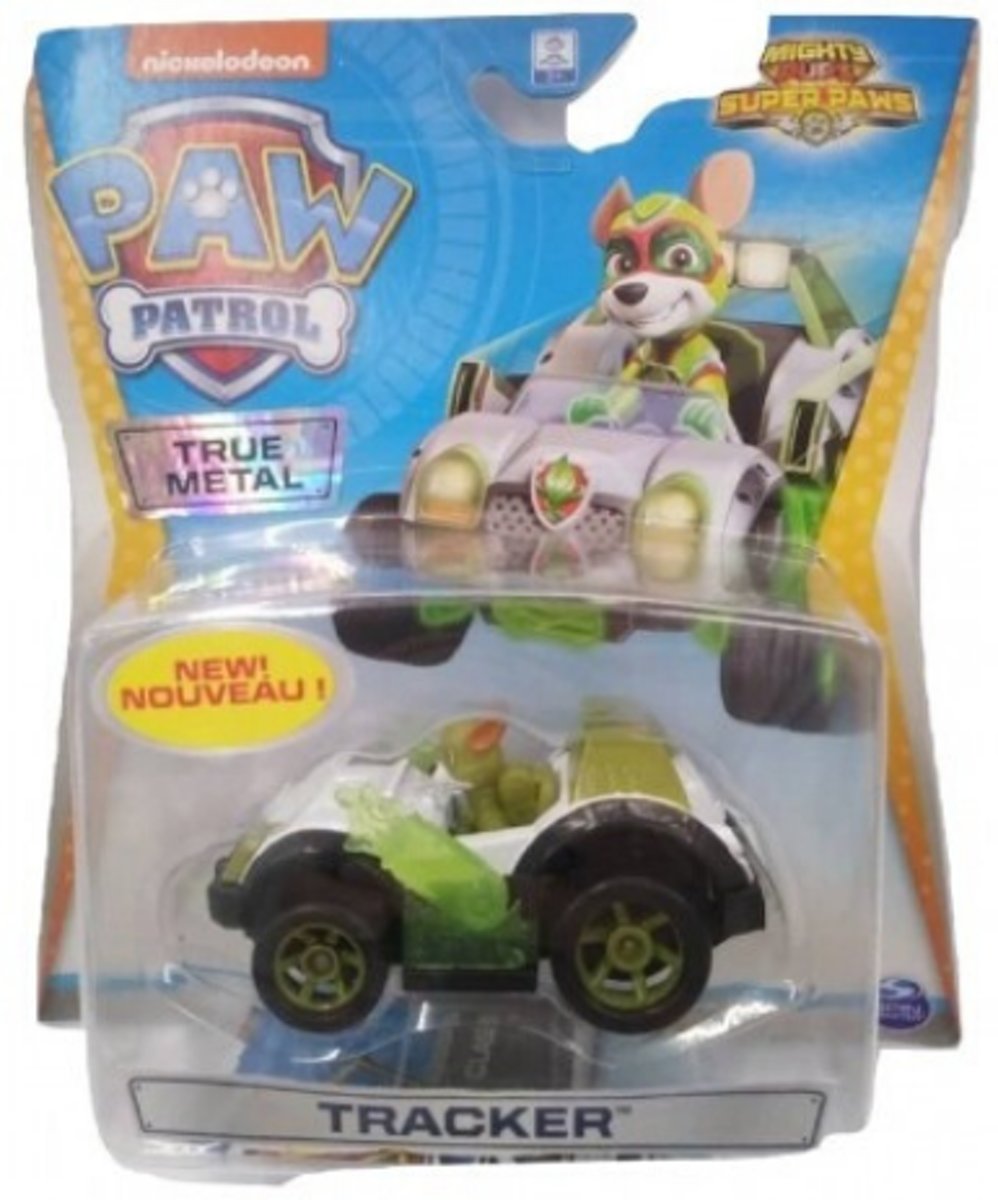 Paw Patrol Die cast voertuig -  Mighty Tracker- 7 cm