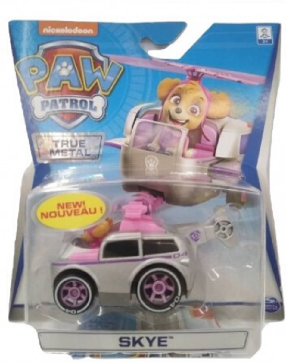 Paw Patrol Die cast voertuig -  Skye - 7 cm