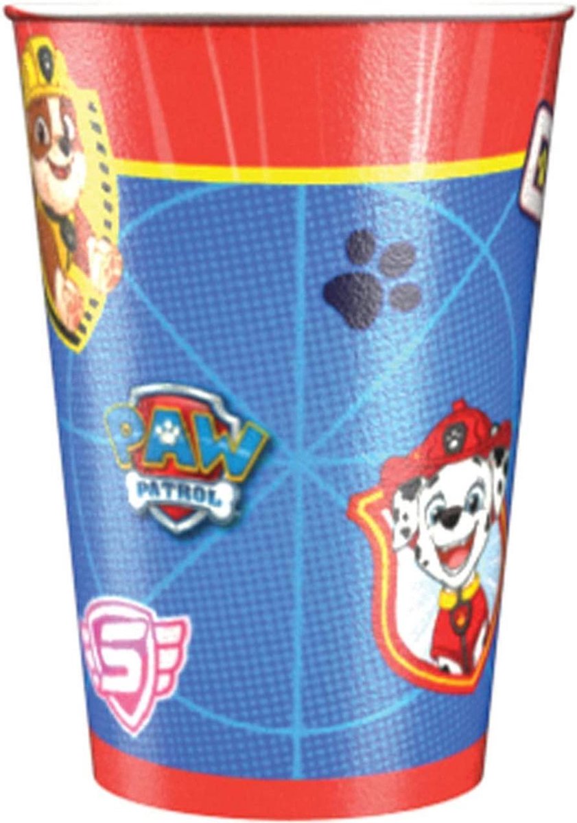 Paw Patrol Feestbekers, Meerkleurig, 8 Stuks