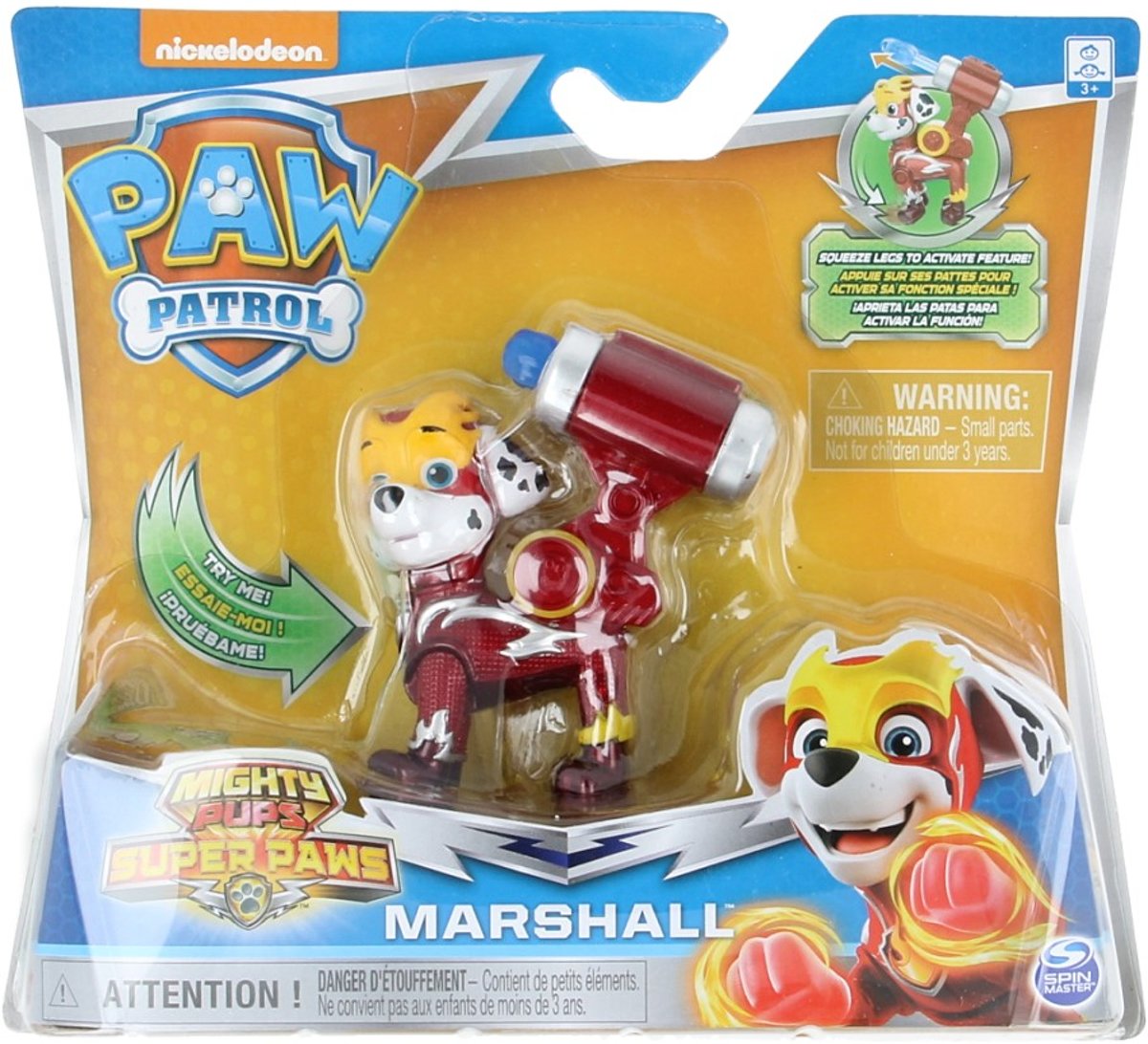 Paw Patrol Mighty Pups Action Pack Marshall