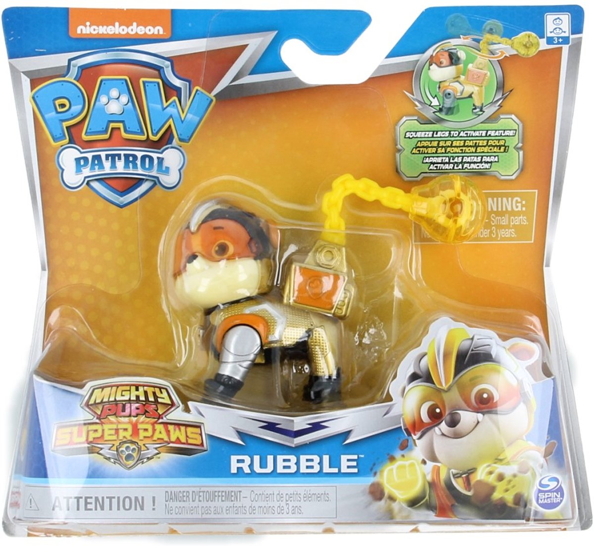 Paw Patrol Mighty Pups Action Pack Rubble