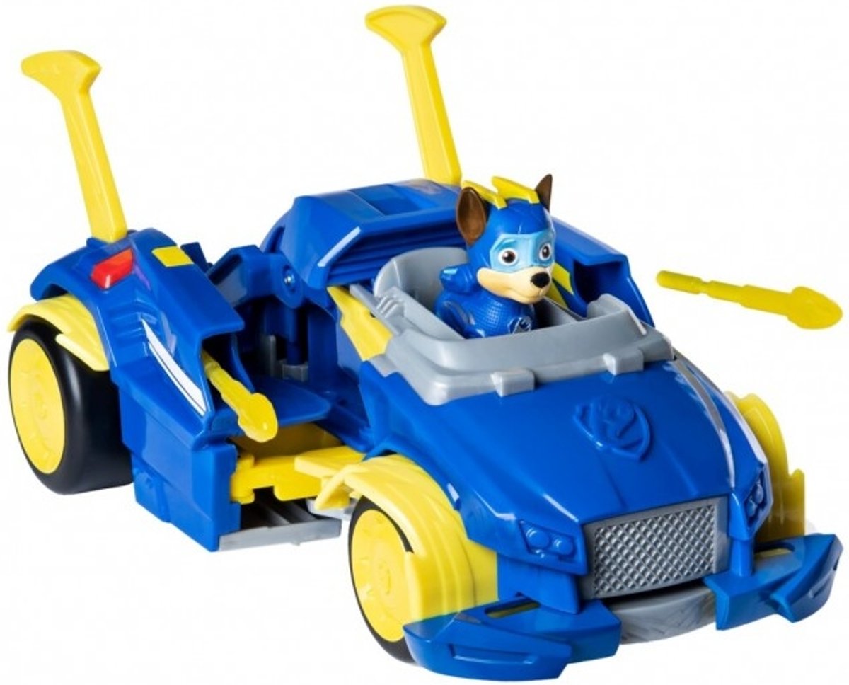 Paw Patrol Mighty Pups Changing Vehicles Chase