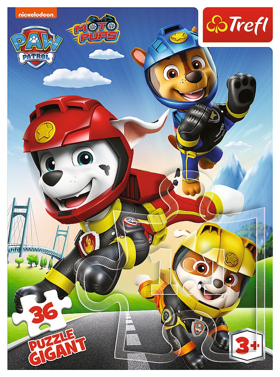 Paw Patrol Puzzel - 3 Dogs