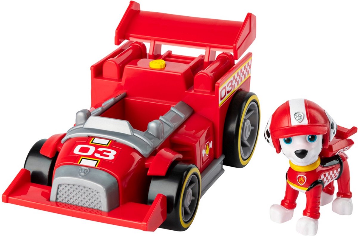 Paw Patrol Ready Race Rescue Marshall met Voertuig