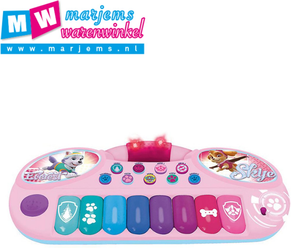 Paw Patrol Skye en Everest keyboard