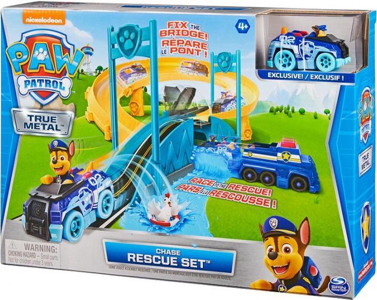 Paw Patrol True Metal Chase Police rescue set