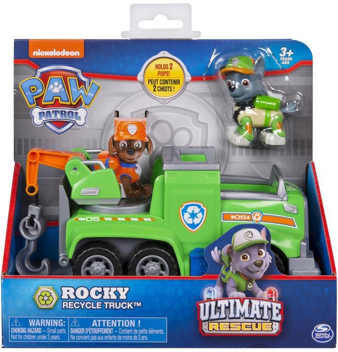 Paw Patrol Ultimate Vehicles Rocky Recycle Truck