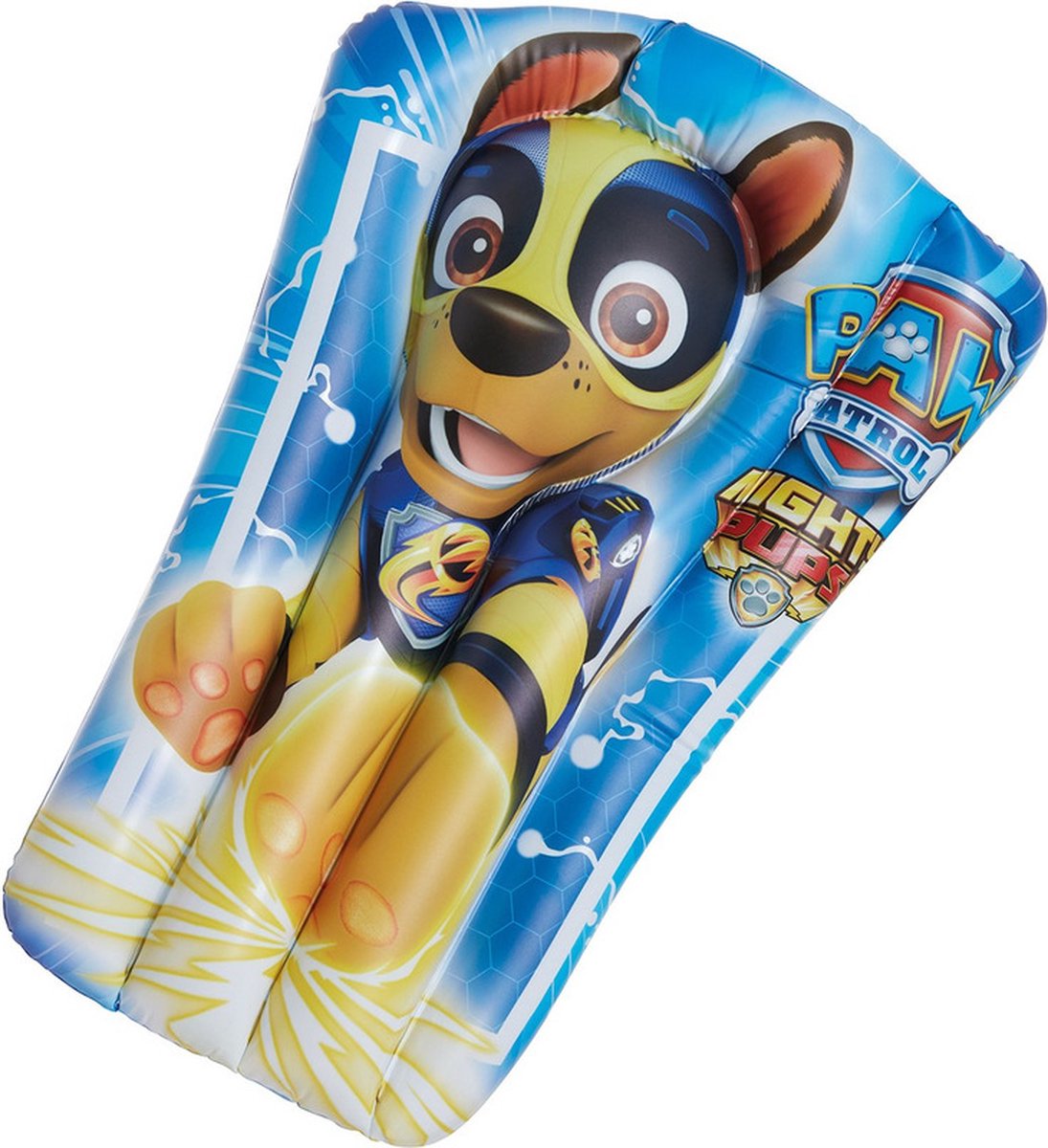 Paw Patrol opblaasbaar luchtbed Chase 65 x 40 cm speelgoed voor kinderen - Hondje Chase - Buitenspeelgoed luchtbedden - Opblaasbedden - Waterspeelgoed