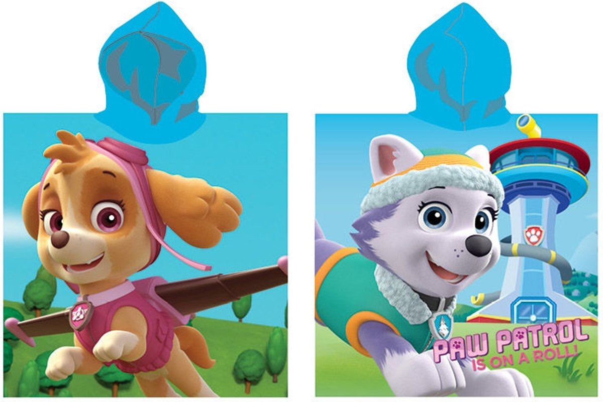 Paw Patrol poncho Skye en Everest