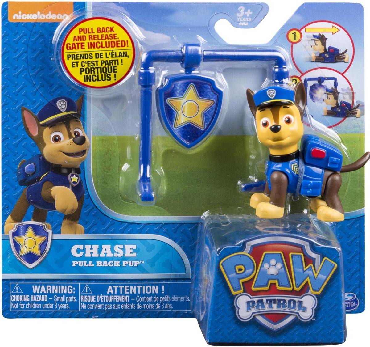 Paw Patrol pull back pup - Chase