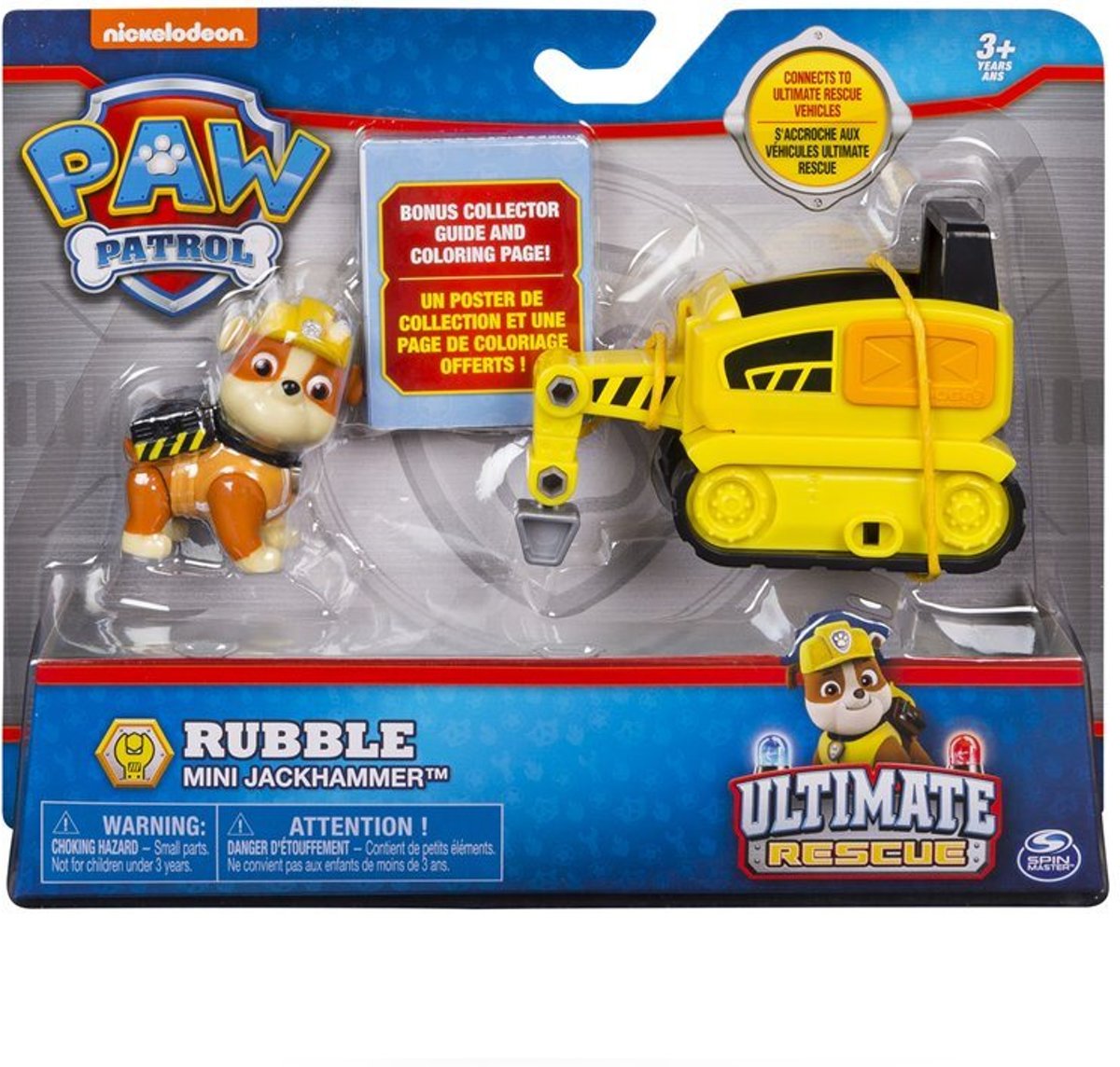 Paw Patrol ultimate rescue voertuig - Rubble mini sloop hamer 12 cm