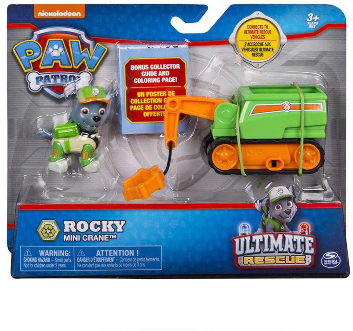 Paw Patrol ultimate rescue voertuig- Rocky mini kraan 12 cm