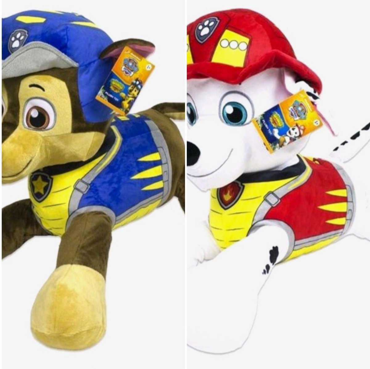 Paw patrol , Chase en Marshall,   53 cm